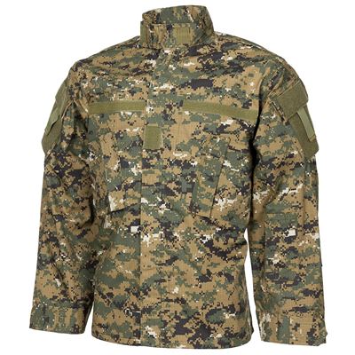 Bluza o kroju US ACU rip-stop DIGITAL WOODLAND