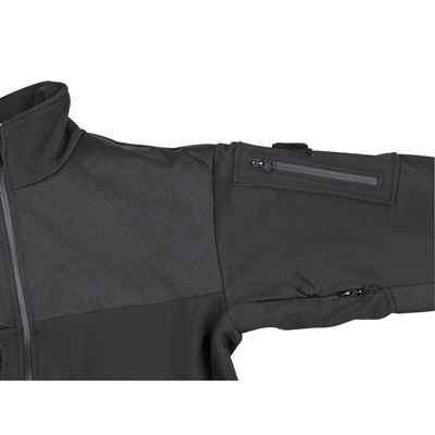Kurtka softshell PROTECT CZARNA