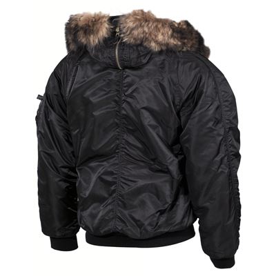 Kurtka z kapturem N-2B POLAR CZARNA