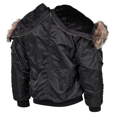 Kurtka z kapturem N-2B POLAR CZARNA