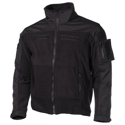 Taktyczna kurtka polarowa COMBAT BLACK