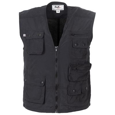 Kamizelka Outdoor Microfaser BLACK