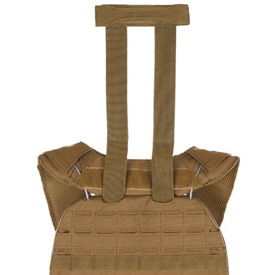Kamuflażowa kamizelka taktyczna z odpinanymi panelami LASER MOLLE COYOTE