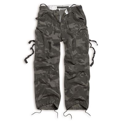Spodnie VINTAGE FATIGUE BLACK CAMO