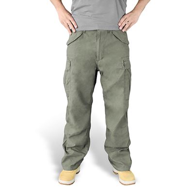 Spodnie VINTAGE FATIGUE ZIELONE