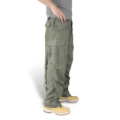 Spodnie VINTAGE FATIGUE ZIELONE