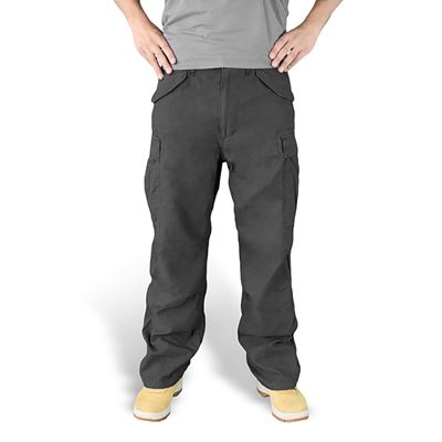 Spodnie VINTAGE FATIGUE CZARNE