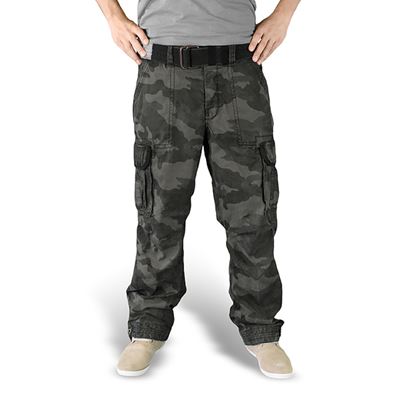 Spodnie PREMIUM VINTAGE BLACK CAMO