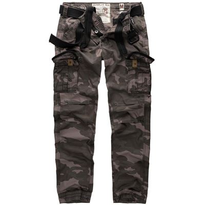 Spodnie PREMIUM SLIMMY BLACK CAMO