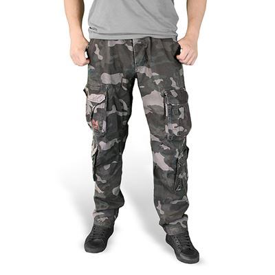 Spodnie AIRBORNE SLIMMY BLACK CAMO