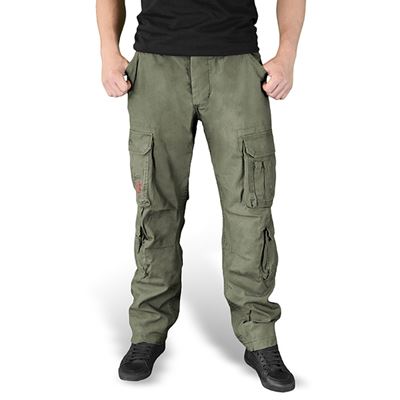 Spodnie AIRBORNE SLIMMY ZIELONE