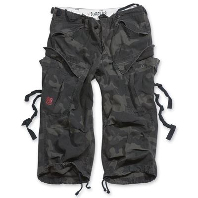 Spodenki ENGINEER VINTAGE 3/4 BLACK CAMO