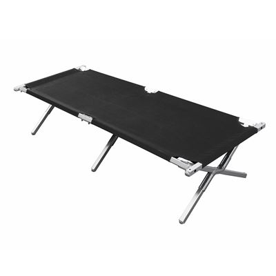 Łóżko polowe model US CAMP składane 600D wraz z torbą BLACK