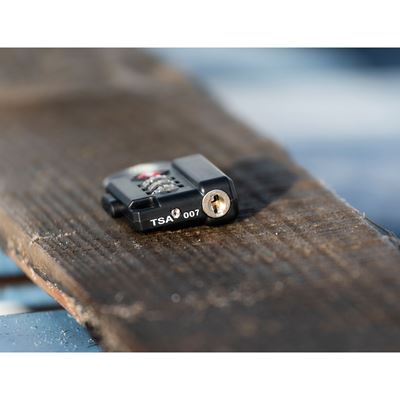 Zamek TSA z kablem CZARNY basic NATURE 055680 5
