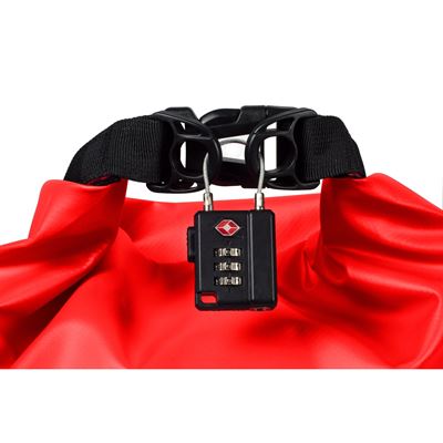 Zamek TSA z kablem CZARNY basic NATURE 055680 4