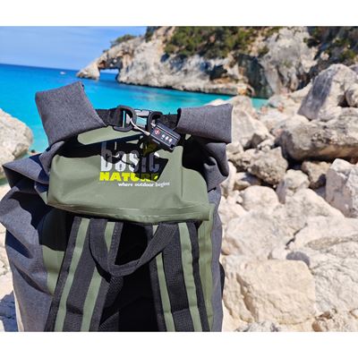 Zamek TSA z kablem CZARNY basic NATURE 055680 2