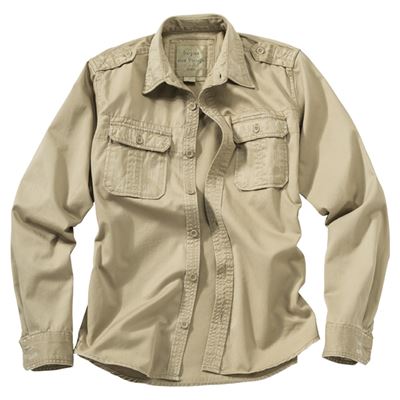 RAW VINTAGE koszula z długim rękawem KHAKI