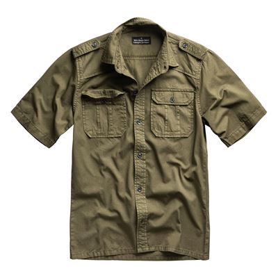 Koszula M65 BASIC z krótkim rękawem ZIELONA