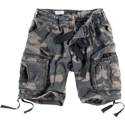 Spodenki AIRBORNE VINTAGE BLACK CAMO