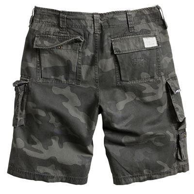 Szorty TROOPER BLACK CAMO
