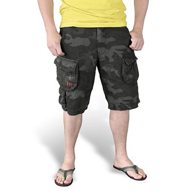 Szorty TROOPER BLACK CAMO
