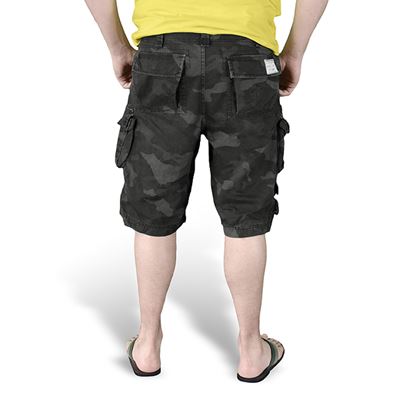 Szorty TROOPER BLACK CAMO