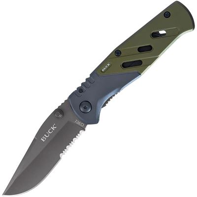 Nóż TREKKER XLT z ostrzem kombinowanym