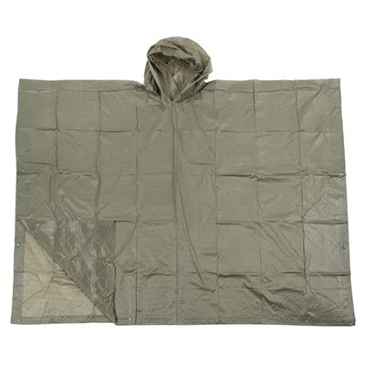 Ponczo winylowe 200 x 127 cm, 0,12 mm, OLIV