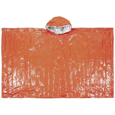 Ponczo awaryjne ALU ORANGE/SILVER