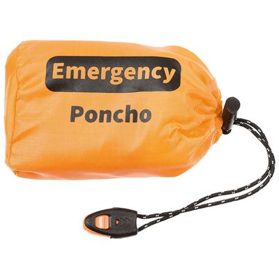 Ponczo awaryjne ALU ORANGE/SILVER