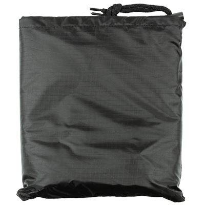 Ponczo US rip-stop 144x223 cm CZARNE