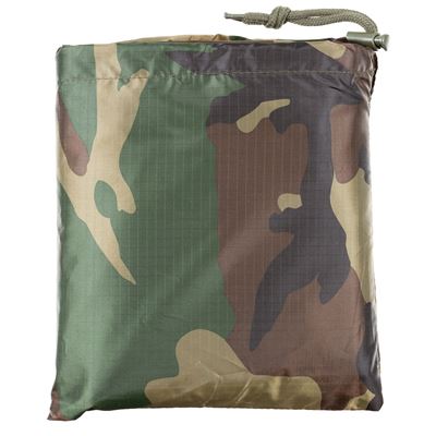Ponczo US rip-stop 144x223 cm WOODLAND