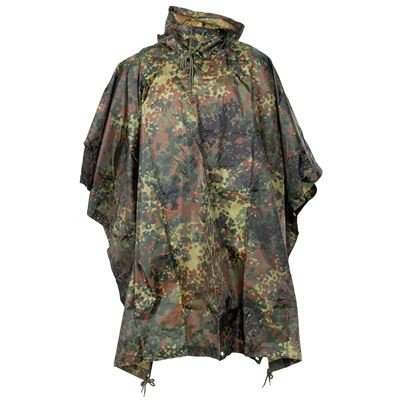 Ponczo US rip-stop 144x223 cm BW FLECKTARN