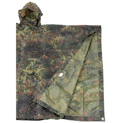 Ponczo US rip-stop 144x223 cm BW FLECKTARN