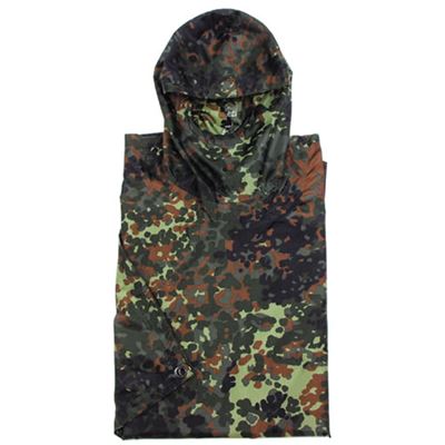 Ponczo US rip-stop 144x223 cm BW FLECKTARN MFH 08524V 4