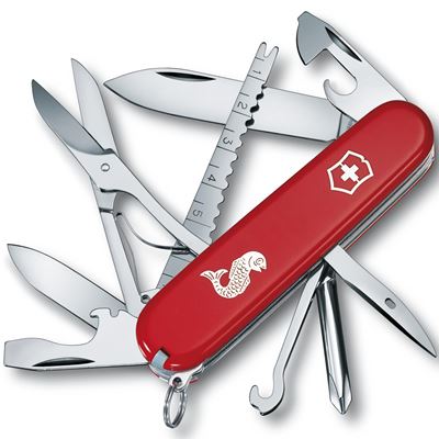 Scyzoryk FISHERMAN 91mm CZERWONY