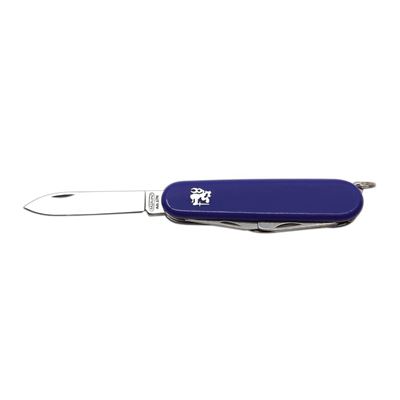 NÓŻ Z KLAMKĄ 4D CLASSIC NEREZ rękojeść PLAST BLUE
