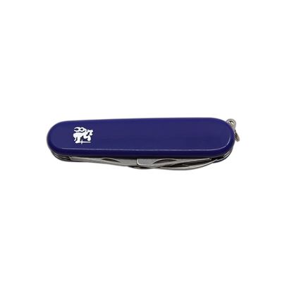 NÓŻ Z KLAMKĄ 4D CLASSIC NEREZ rękojeść PLAST BLUE