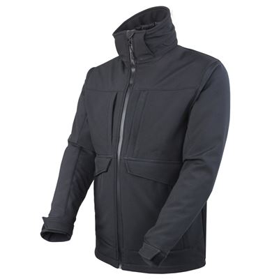 Kurtka - parka OVERCAST SOFTSHELL CZARNA