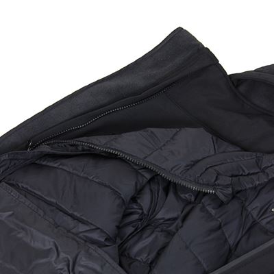 Kurtka - parka OVERCAST SOFTSHELL CZARNA