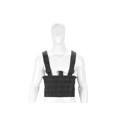 Kamizelka chest rig MOLLE PALS, lekka tkanina 600D, CZARNA INVADERGEAR 1010737-06 5