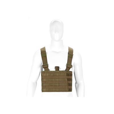 Kamizelka typu chest rig MOLLE PALS, lekka tkanina 600D RANGER GREEN INVADERGEAR 1010737-20 5