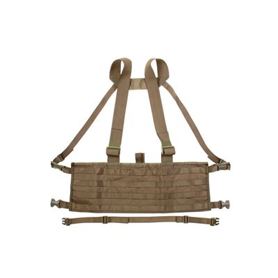 Kamizelka typu chest rig MOLLE PALS, lekka tkanina 600D RANGER GREEN
