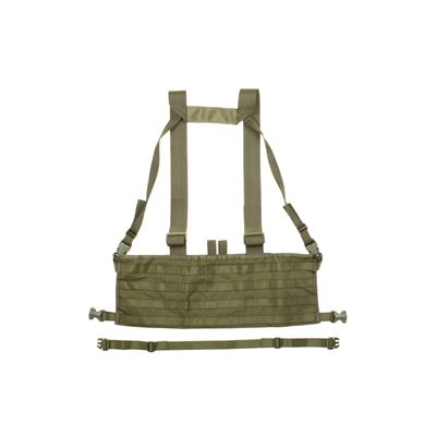 Kamizelka typu chest rig MOLLE PALS, lekka tkanina 600D OLIVE DRAB