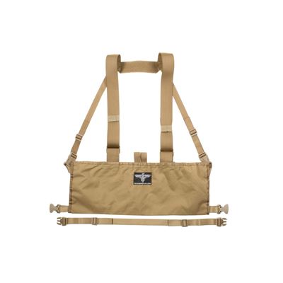 Kamizelka typu chest rig MOLLE PALS, lekka tkanina 600D COYOTE INVADERGEAR 1010737-30 2