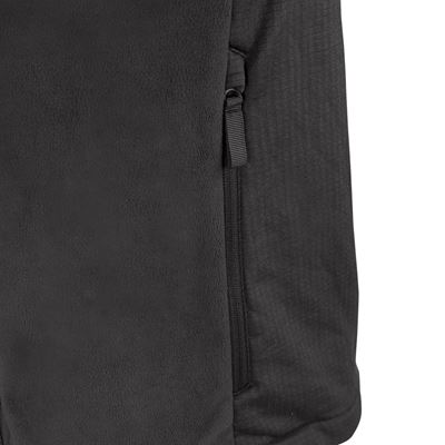 Kurtka MERIDIAN FLEECE zapinana na zamek błyskawiczny CZARNA