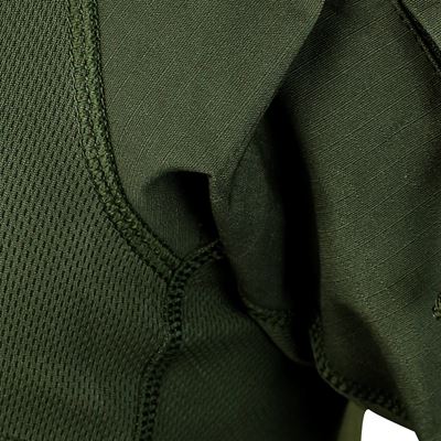 Koszulka taktyczna COMBAT z krótkim rękawem, ZIELONA