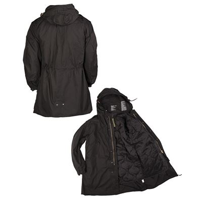 Kurtka US M51 FISHTAIL z podpinką i kapturem BLACK