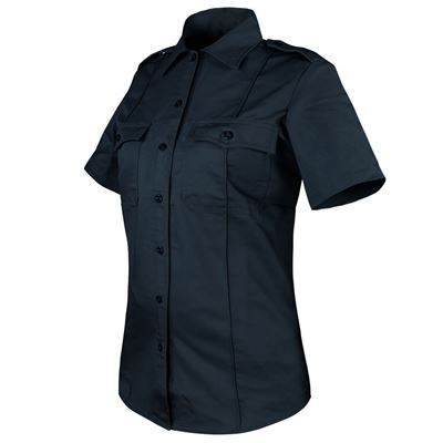 Koszula damska CLASS UNIFORM z krótkim rękawem, granatowa