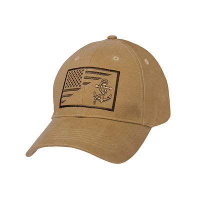 Czapka z wyszytym znakiem US NAVY i flagą USA COYOTE
